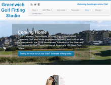 Tablet Screenshot of greenwichgolf.com